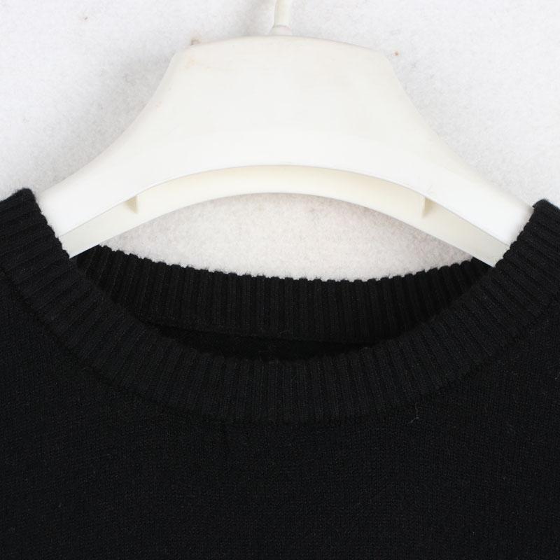 Sunshine House Autumn and Winter New Arrival K-style Women's round Neck Pullover Slimming Long Sleeves Sweater Knitwear Bottoming Shirt