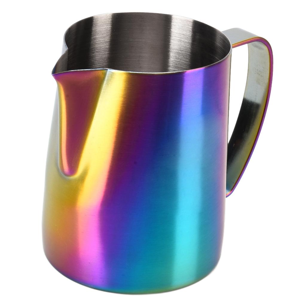 600ML Milk Frothing Cup 304 Stainless Steel Coffee Pitcher with Eagle Shape Spout for Home Shop Bar