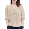 Modischer Damen Strickpullover in Unifarbe für den Frühherbst 2025