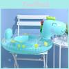 Children's Inflatable Swim Ring Seat With Cute Dinosaur Design For 0-4 Years Old Eco-friendly Pvc Material