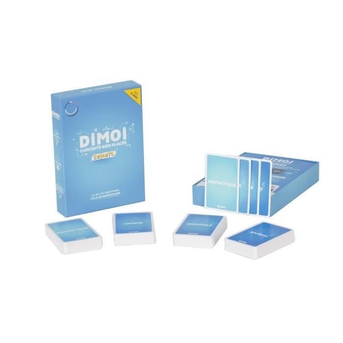 Jeu De Société - DIMOI - DIMOI Enfants - 240 Questions - 4 Thèmes - Pour 2 Joueurs Ou Plus