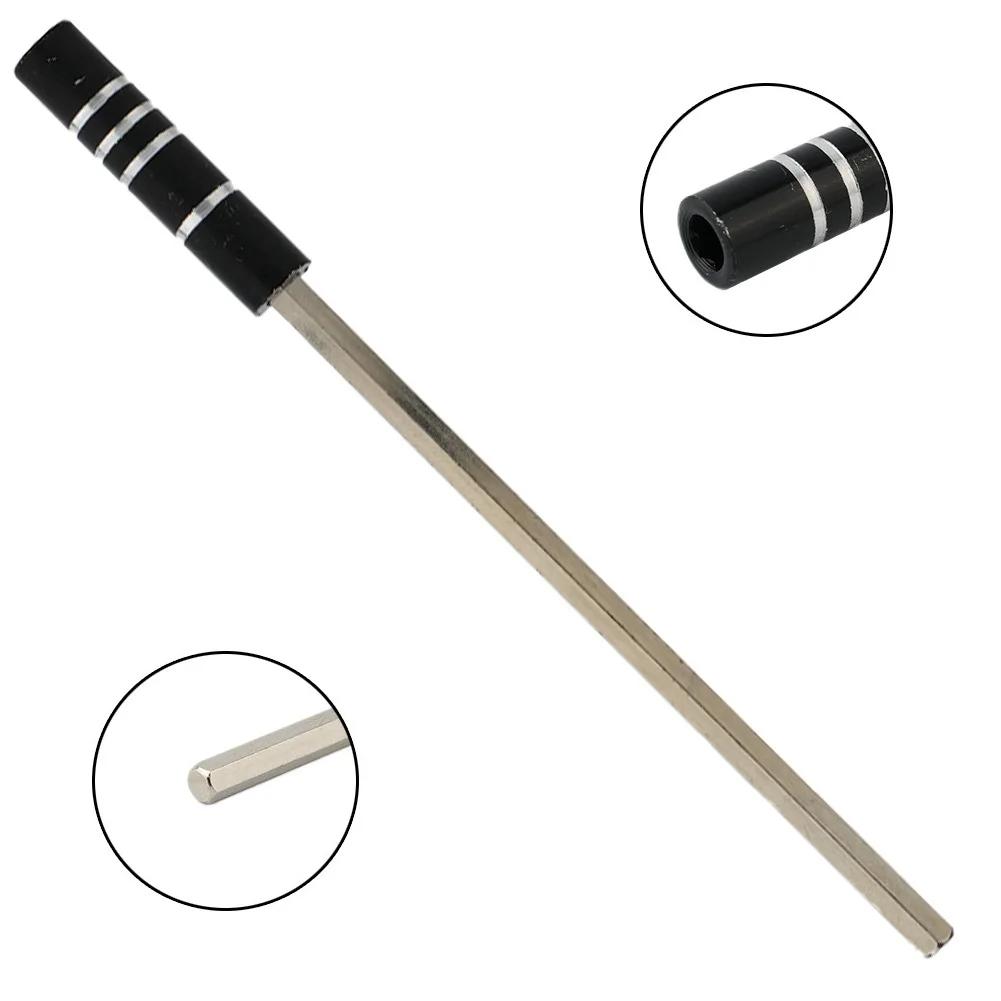 Metal Extension Shaft 123mm Steel For 4mm 1/8in Hex Bit Hex Socket Adapter Screwdriver Bits Holders Magnetic Shaft Extension
