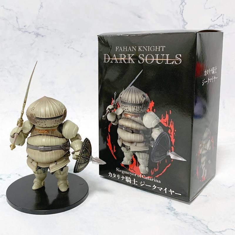 12CM Siegmeyer Of Catarina Figure DARK SOULS Catalina Knight Siegmeyer Cartoon Game Q Version Model Decoration Birthday Gifts