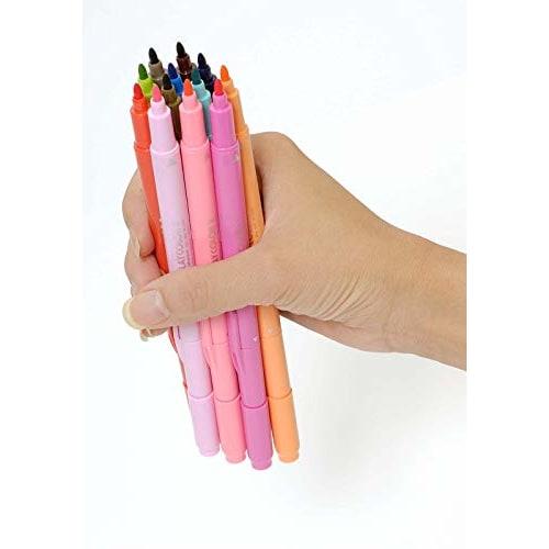 Tombow Water-based Signature Pen 36 Colors (Thick & Thin Twin Type) Color Pen Play Color 2 GCB-013