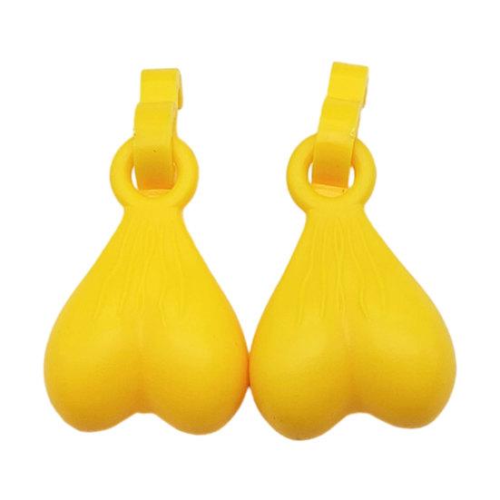 2 Pcs Shoe Nuts for Hole Shoes Funny Ball Sack Shoe Charms Novelty Shoe Gag