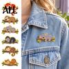 Scarves Brooch Enamel Sleeping Animal Brooch, Red Panda Sloth Koala Squirrel Monkey Hat Decoration Pin Lapel Pin, Decorative Badge for Clothes
