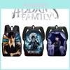 2023 Neuer Wednesday Addams Rucksack Für Grundschüler Doppellagiges Design Für Jungen Und Mädchen