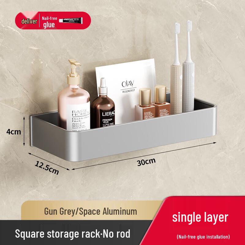 DANLE Badrumshyllhörn i rymdaluminium