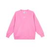Sweatshirts Women's Pink Crew Neck Moderate Plus Size FZ4271-675