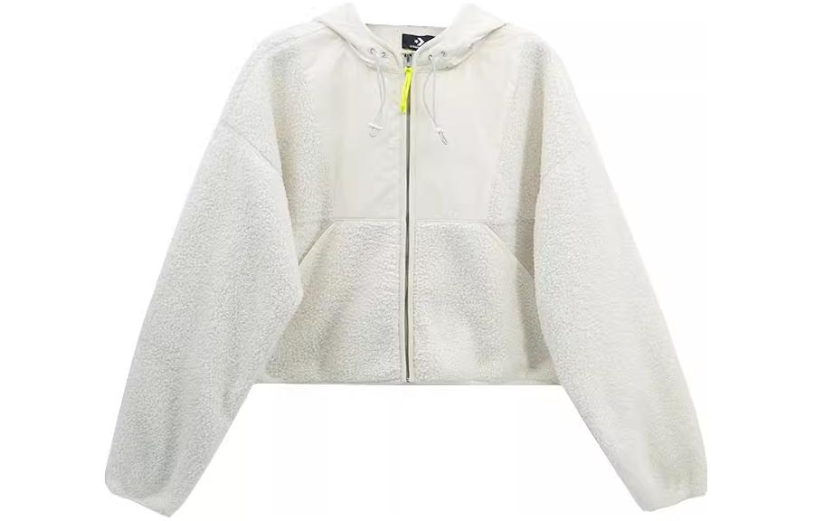 Converse Velvet Jackets Women s Ecru Moderate 10020285-A01 XL