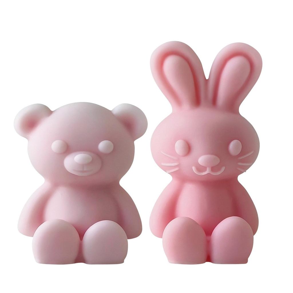 Multifuntional Silicone Molds Candle Moulds Soap Moulds Animal Shape Ornament Molds Craft Moulds for Crafting Lovers