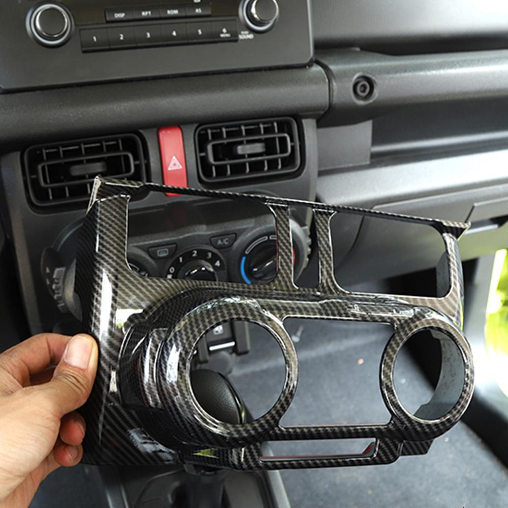 Manual Car Air Conditioning Central Control Panel Decoration for Suzuki Jimny JB64 JB74 -2023 Interior Mouldings