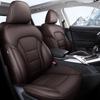 Full Surround Five-Seat Car Cover - Genuine Leather, All-Season Cushion for Any Model