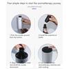 LITE-2X Essential Oil Diffuser Car Air Freshener Aroma Waterless USB Auto Aromatherapy Nebulizer Rechargeable For Home Yoga B