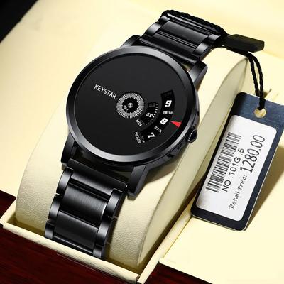 UTHAI CQ136 Simple and Fashionable Men's Watch Authentic Luminous Waterproof Steel Strip Quartz Watch Casual Clock Gift