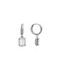 Luxenter Silya Rhodium-plated Earrings