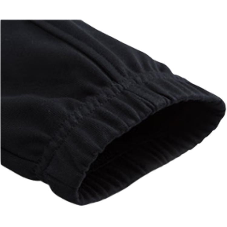 Anta Comfortable Solid Color Mid-Rise Knit Jogger Pants Men Bottoms Black 152428308-1