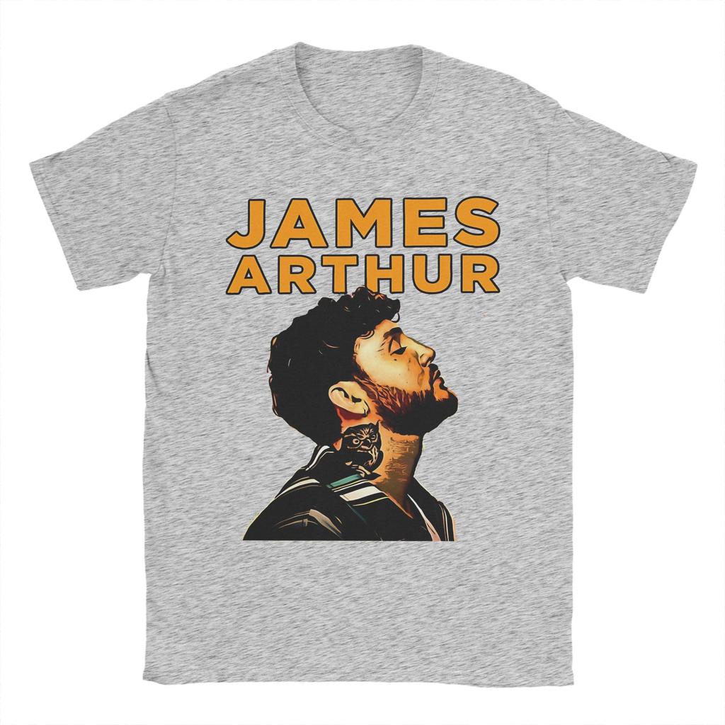 James Arthur Album Music Fans Print T Shirt for Men Women  Pure Cotton  Tee Shirt Clothing