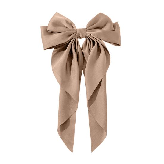 Hairpin Bright Color Large Bow Decor Hair Clip Women Lightweight Hair Accessories Daily Party Wedding Use