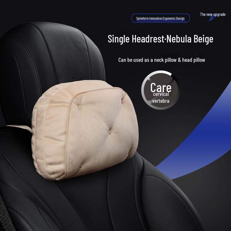 Purple Wind Chime Headrest & Lumbar Support Pillow for BMW 5 Series 530Le Zotye T300/T600