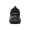 Skechers Stamina V3 Fabric Synthetic Leather Mecha Shoes Generation Three Sports Comfort Low Top Casual Shoes Women Sneakers Black 896151-BBK