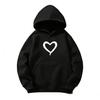 Unisex Kinder Gemütlicher Herz-Fleece-Hoodie - Lässiges Herbst-/Winter-Mode-Sweatshirt