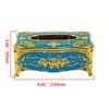 Luxury Retro Acrylic Tissue Box Red Elegant Chic Napkin Holder Ideal for Bedroom Bathroom Office Car Decor Waterproof Household