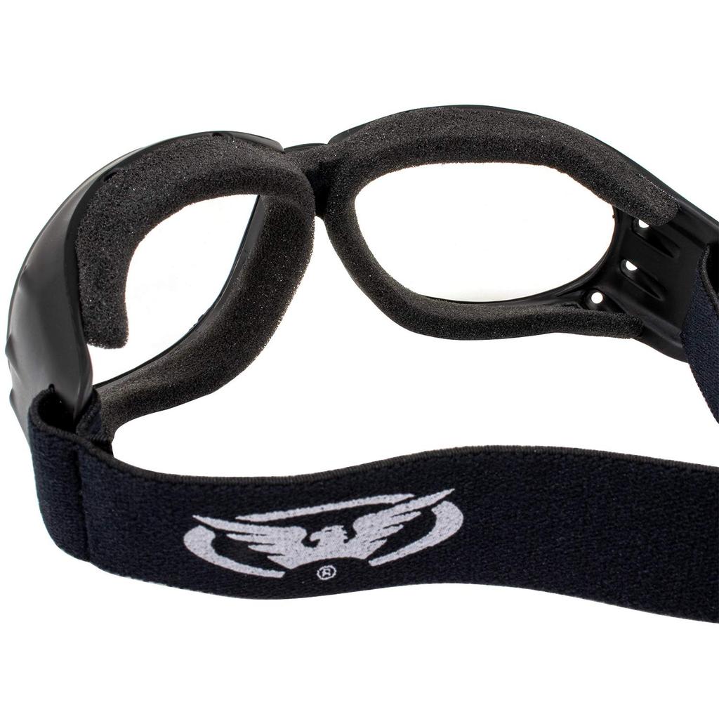 Global Vision Eliminator Motorcycle ELIM24CLSM Goggles, Standard,