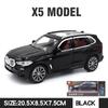 1/24 BMW X5 Legierung Druckgussmodell SUV Sound & Licht Serie Kinderspielzeug Geschenk für Kinder Geburtstagsgeschenk Trendiges Ausstellungsstück