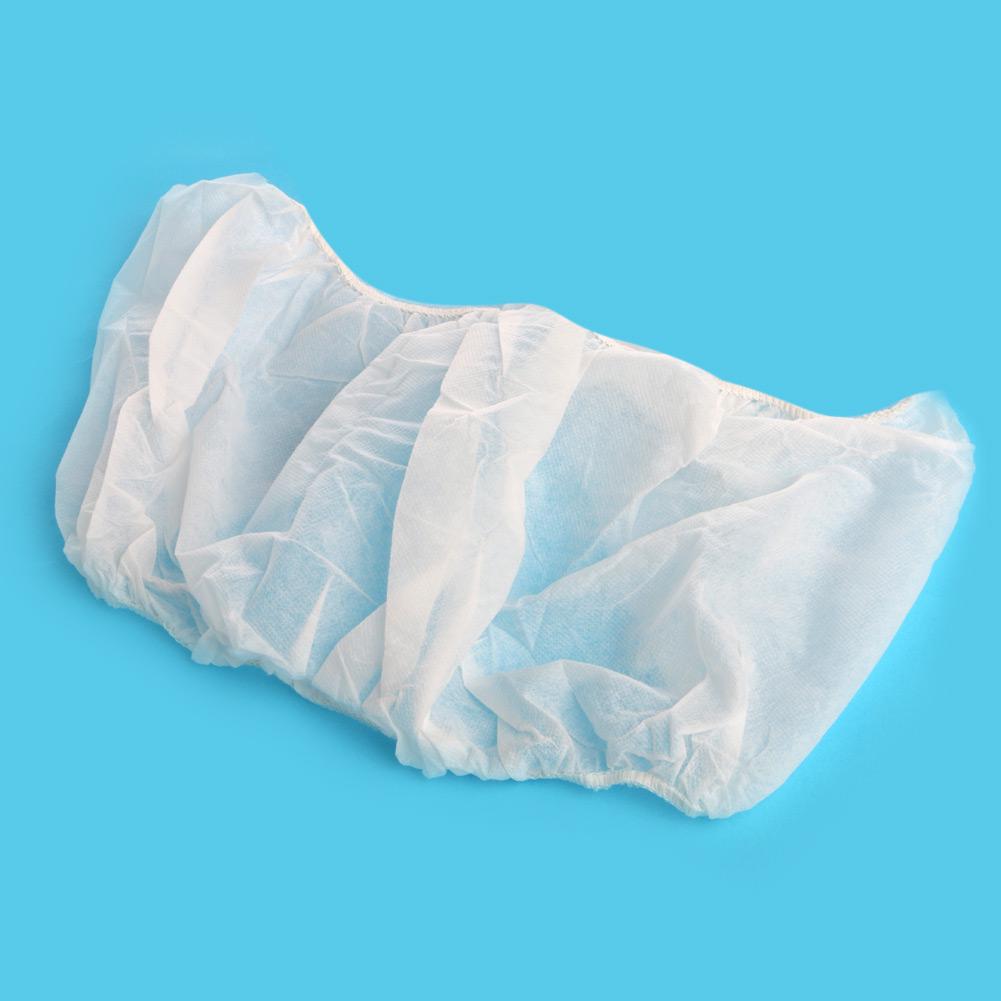 

1шт дамский одноразовый нетканый бумажный бюстгальтер без бретелек для спа-процедур 3 Pcs белый