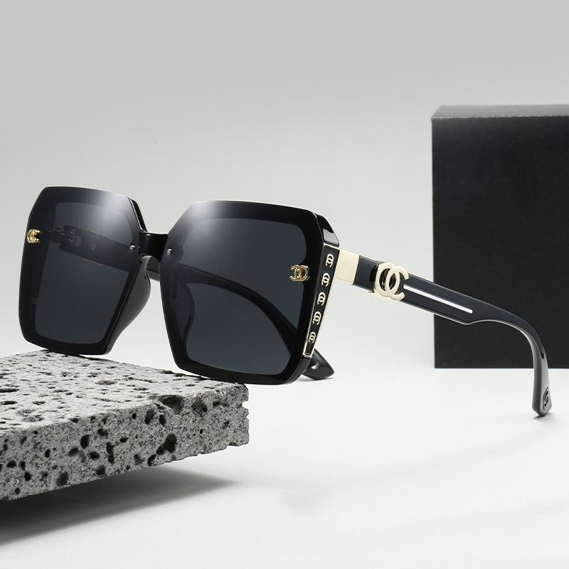 

High quality Sunglasses Women Color gradient sunglasses Vintage Sun Glasses Female Shades Outdoor Fashion Irregular чёрный