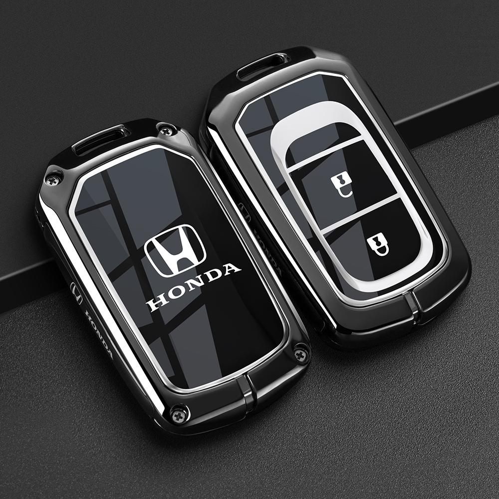 New Carbon fiber TPU Car Key Case Cover Protect Shell Bag For Honda Civic Accord HR-V CR-V CRV 2021 2022 2023 Accessories