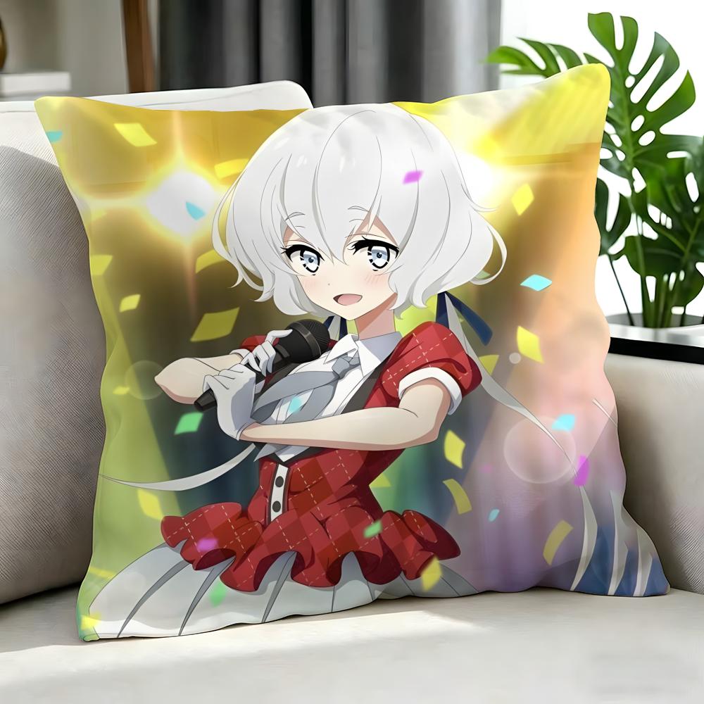 anime Zombie Land Saga Cushion Cover Cushion Cover Set Pcs x x x Pillowcase Decorative Sofa Home Decor