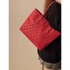 IELGY Red Female Bag Commuter Large-Capacity Tote Bag All-Match One-Shoulder