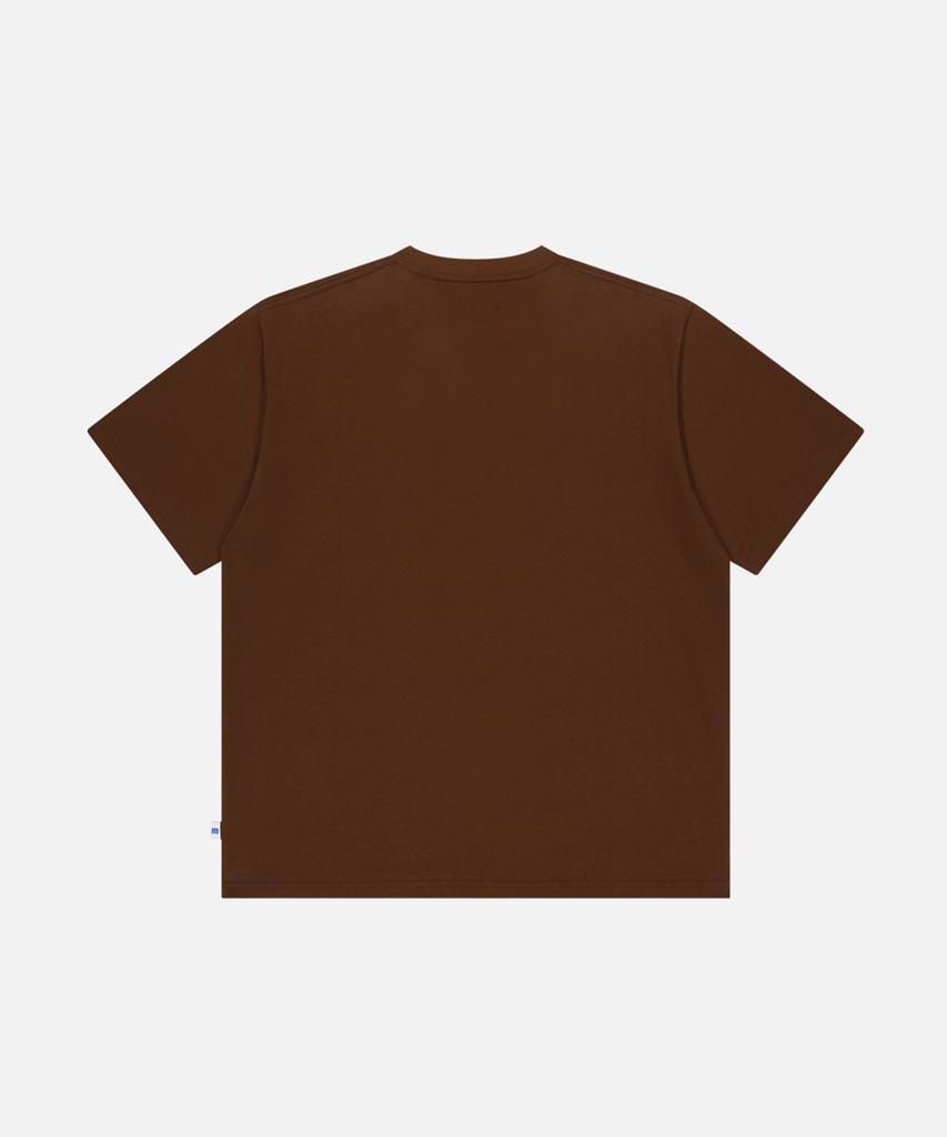 Maenhatanlekojeu Mr Flower Logo T-Shirt - Brown