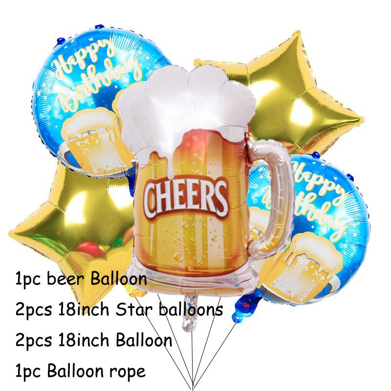 Oktoberfest Party Classic Beer Carnival Festival Disposable Tableware Paper Plates Cups Birthday Balloons Decoration Supplies