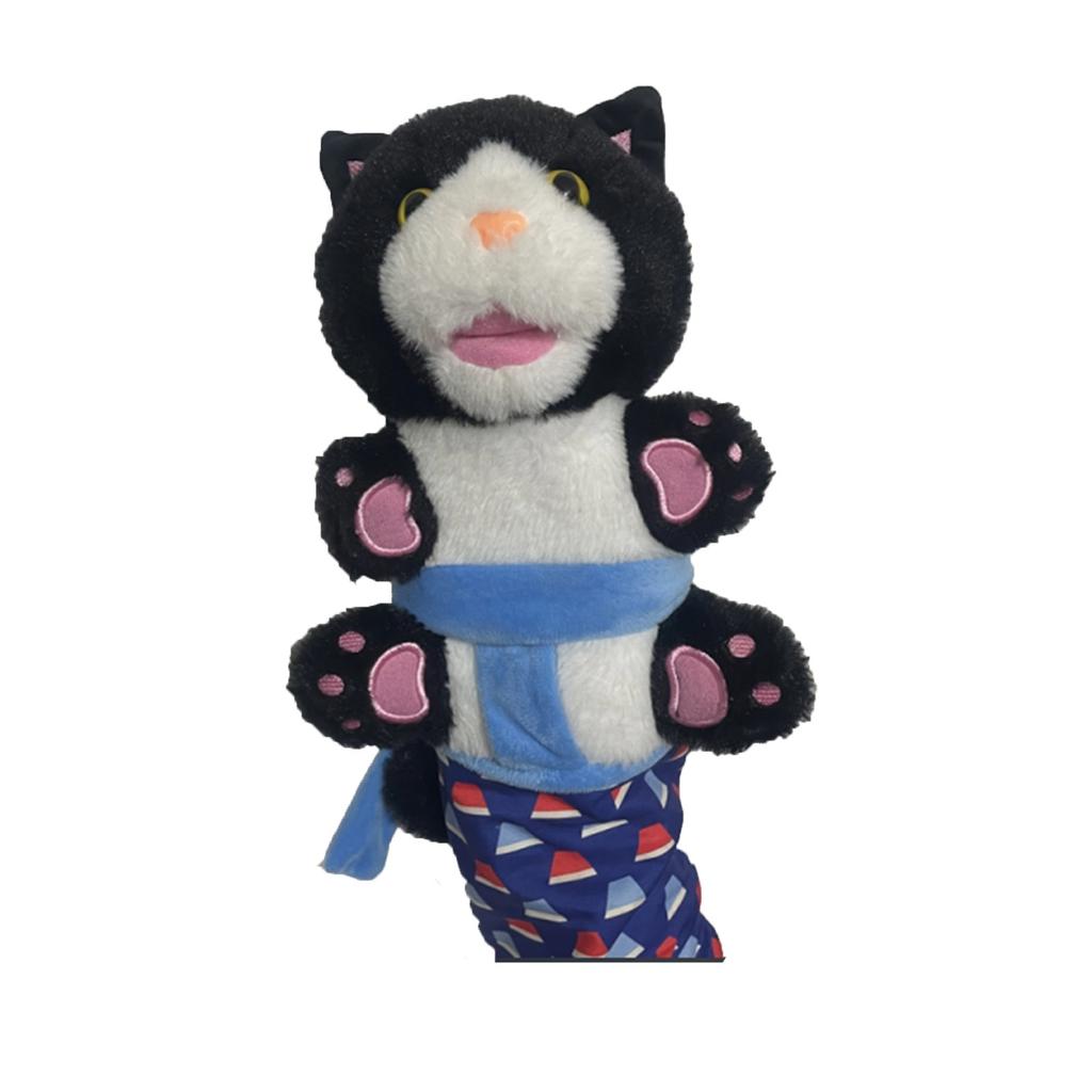 Cat Puppet Wrestlers, Cat Hand Puppet Plush Animal Toy With Sturdy Padding For Safe Interactive Play