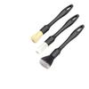 Multi-Purpose Car Cleaning Brush Set: Interior Air Vent, Soft Bristle, Tire Gap & Wash Brushes
