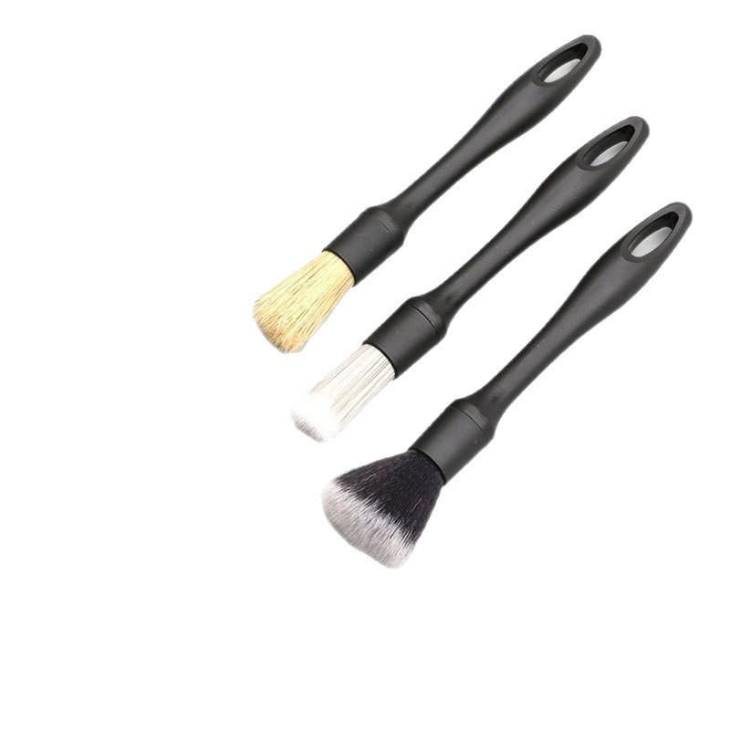 Multi-Purpose Car Cleaning Brush Set: Interior Air Vent, Soft Bristle, Tire Gap & Wash Brushes