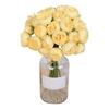 Simulated Peony Flowers Bouquet Real Touch No Withering 27 Heads Artificial Flowers DIY Arrangements