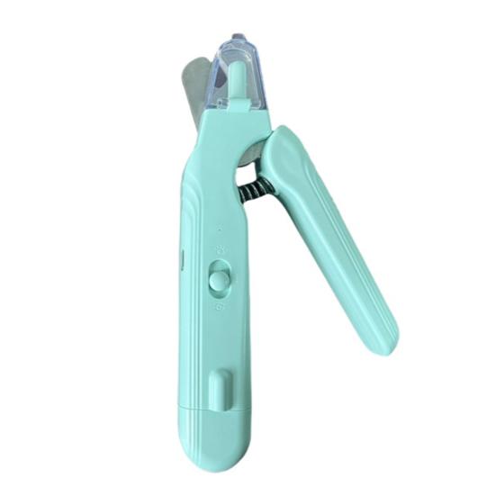 

Pet Nail Trimmer with LED Light Rechargeable 2-in-1 Nail Clipper Grinder Safe Cat Nail Trimmer светло-зеленый