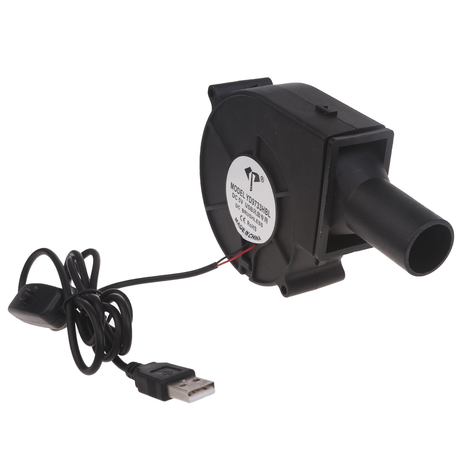 

9733 Вентилятор для барбекю Бесщеточный охлаждающий вентилятор Турбо Шарикоподшипниковый Вентилятор для пикника Барбекю Вентилятор для костра Низкий уровень шума Воздуходувка 26MM