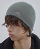 Ladeuedisyeon Lad Angora Logo Knit Beanie_Khaki Gray