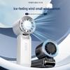 High-Speed Foldable Handheld Fan with 100 Adjustable Gears and Turbo Cooling