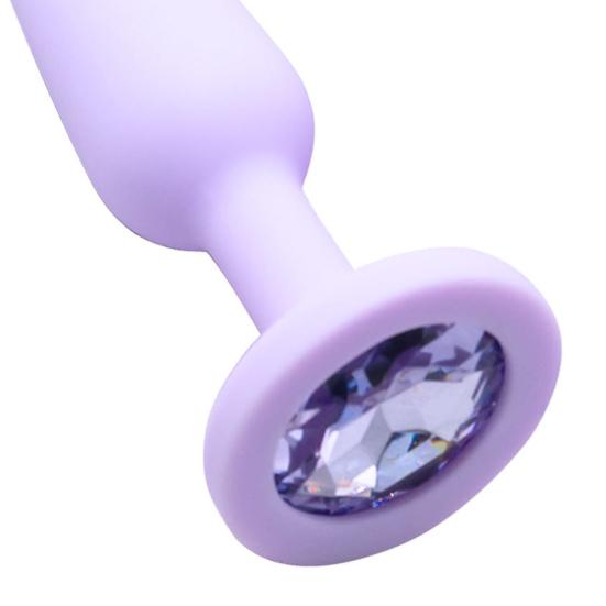 Silicone Anal Stopper Butt Stopper Toy Jeweled Anal Adult Sex Toy Personal Anal Trainer for Women
