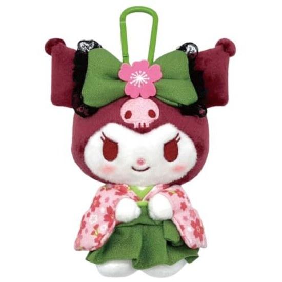 Nakajima Corporation Plush Eco Bag Matcha Kimono Kuromi Approximately W200 X D80 H160mm