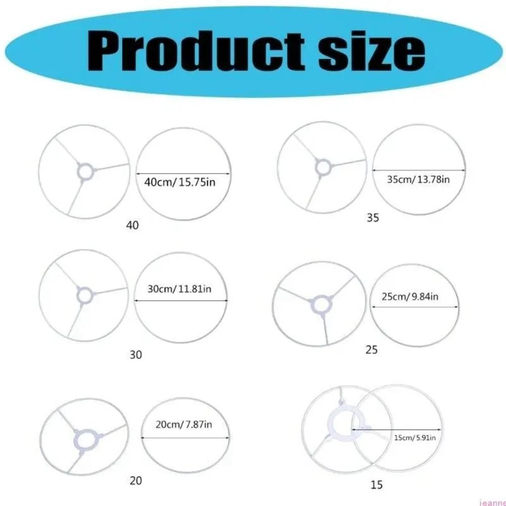 Round Metal Ceiling Light Frame Fix Rings Chandelier Lamp Fix Rings Drum Lamp Shade Rings  Hardware
