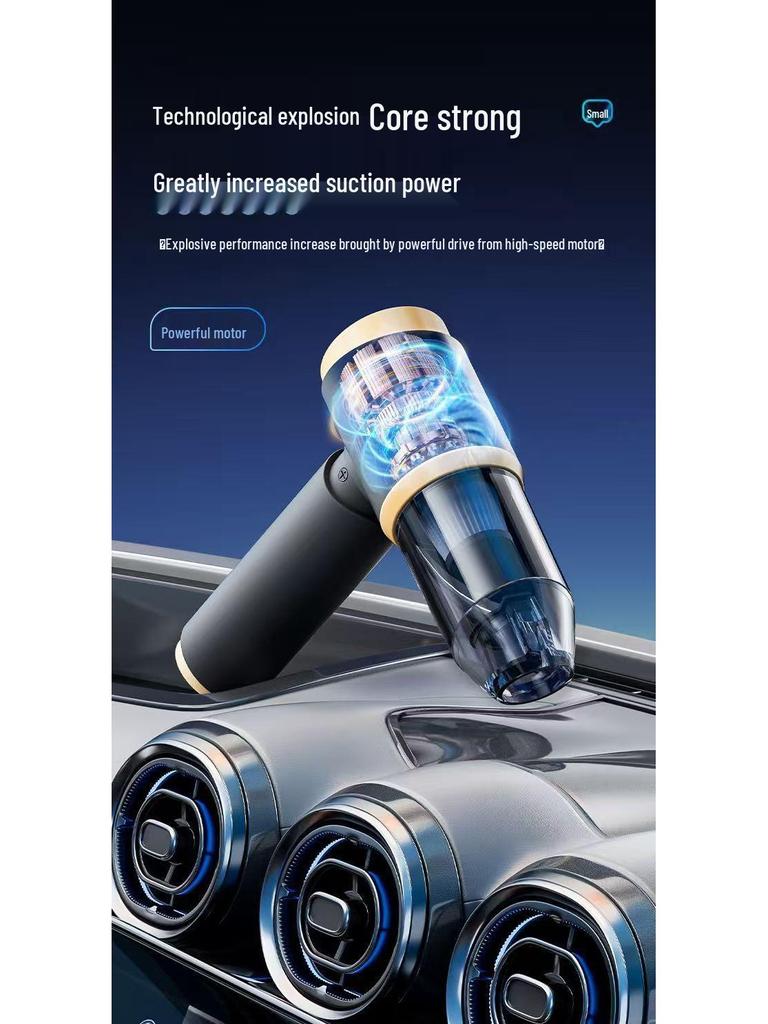 Dual-Use Wireless Mini Car & Home Vacuum Cleaner with Suction and Blowing Functions