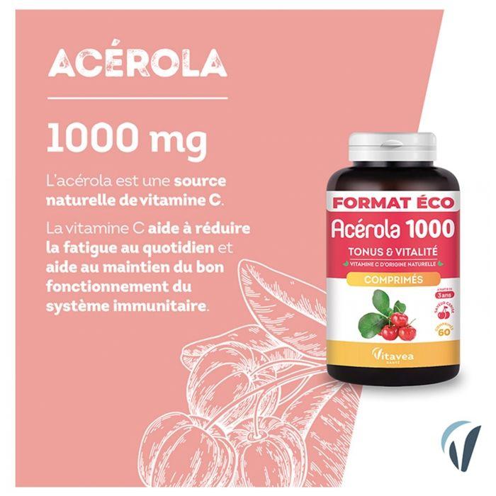 Nutrisanté Acérola 1000 60 comprimés