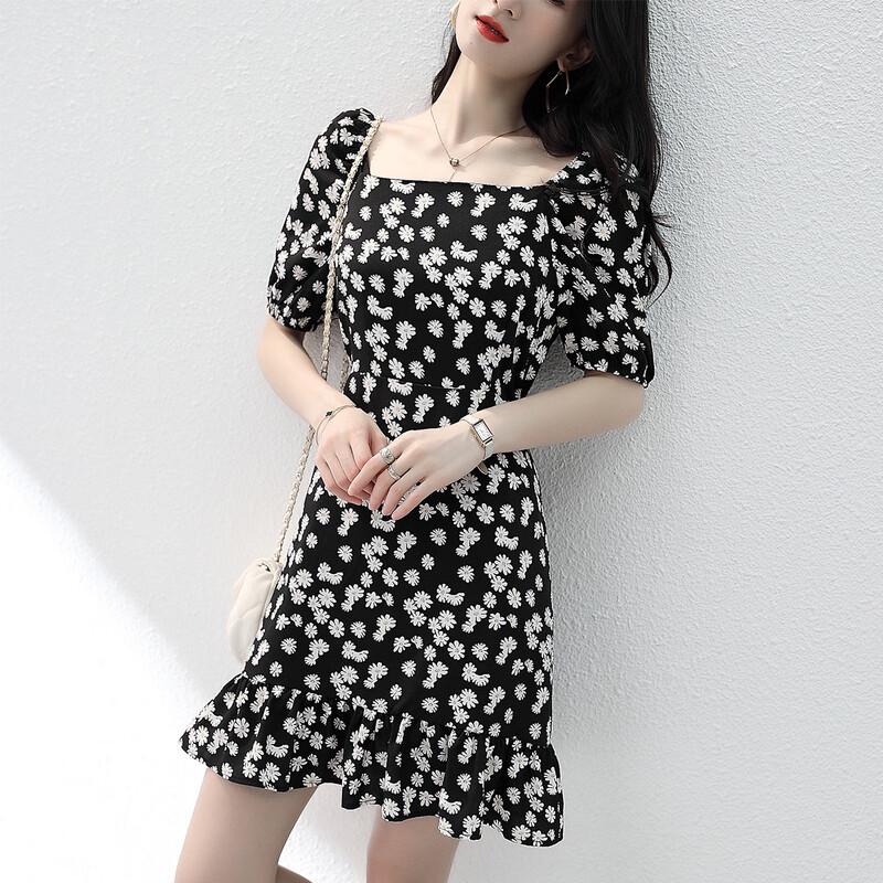 

Firstview Women s Urban Casual Short Sleeve Dress L